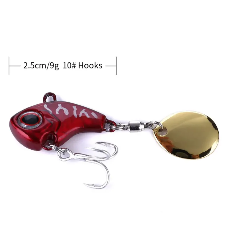 Hot Sell 9g 14g 16g 21g Metal Ice Mini Bait Jigging Lead Fish Spinner Fishing Lure VIB - Image 3