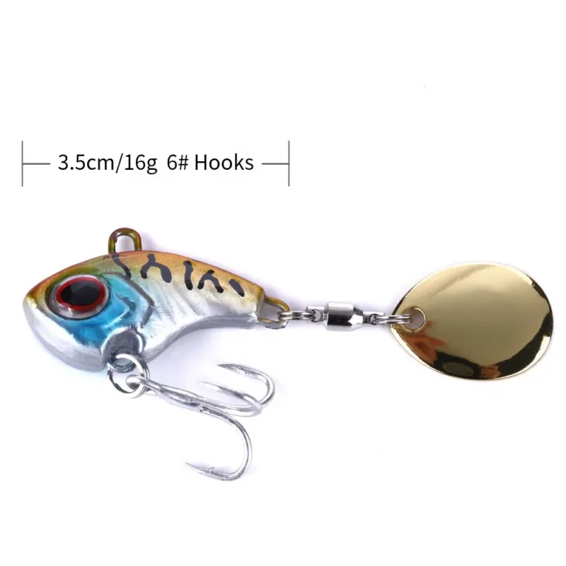 Hot Sell 9g 14g 16g 21g Metal Ice Mini Bait Jigging Lead Fish Spinner Fishing Lure VIB - Image 5