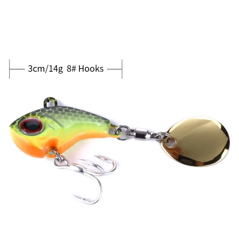 Hot Sell 9g 14g 16g 21g Metal Ice Mini Bait Jigging Lead Fish Spinner Fishing Lure VIB - Image 4