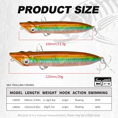 Topwater Walker Lure