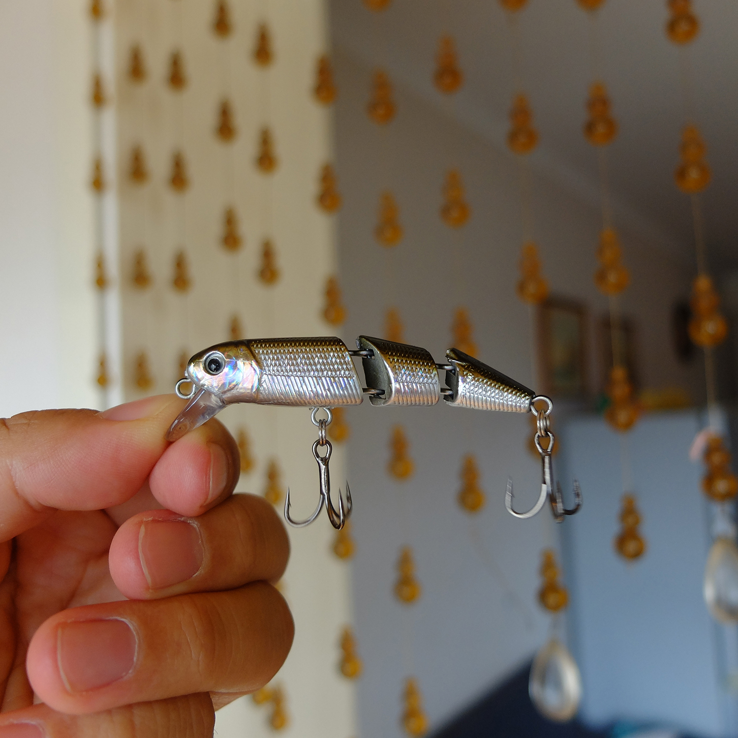 3-Segment Jointed Swimbait Fishing Lure – Realistic Minnow Hard Bait for Bass - Image 3
